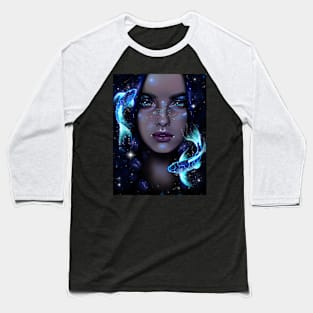 Pisces Constellation Baseball T-Shirt